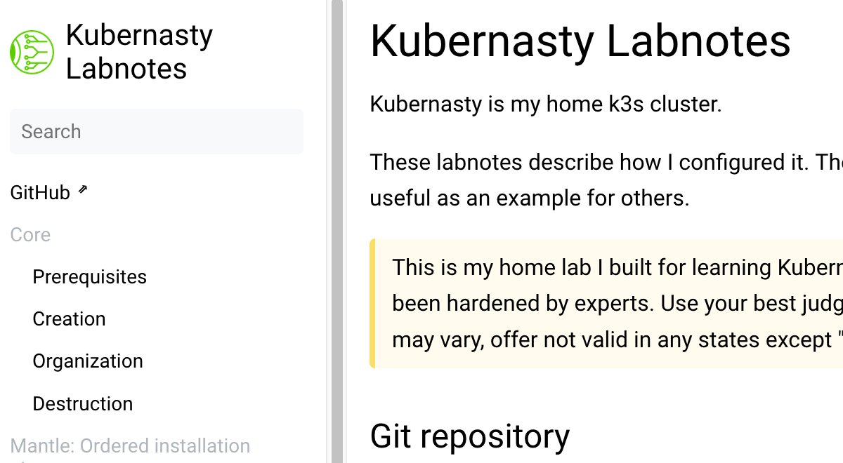 Screenshot for kubernasty