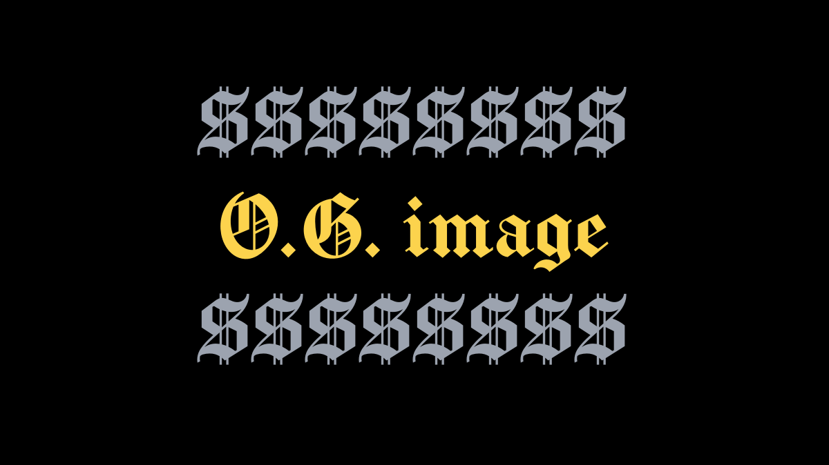 The O.G. Image logo